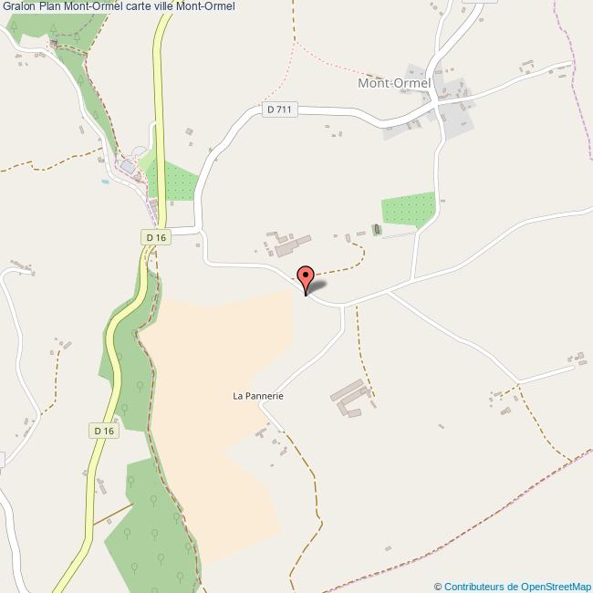 plan ville Mont-Ormel