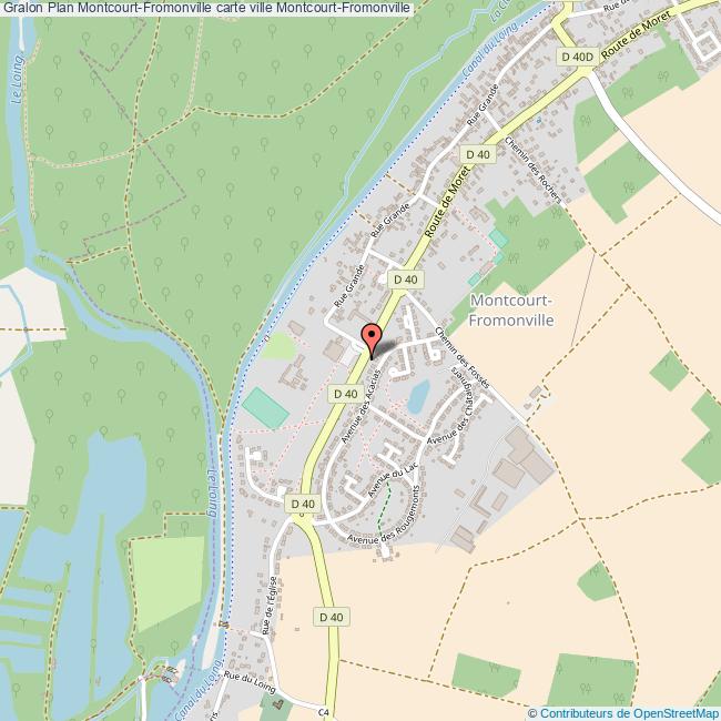 plan Montcourt-Fromonville