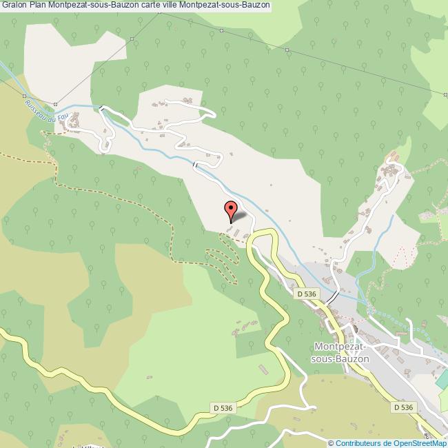 Plan MontpezatsousBauzon carte ville MontpezatsousBauzon Plan MontpezatsousBauzon carte ville MontpezatsousBauzon