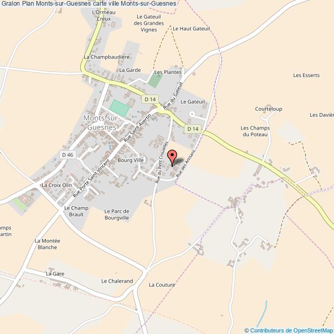 plan Monts-sur-Guesnes