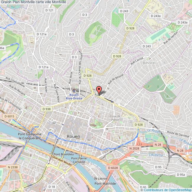 Plan Montville carte ville Montville