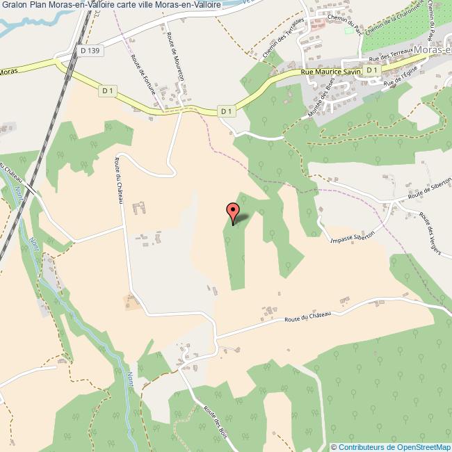 plan Moras-en-Valloire