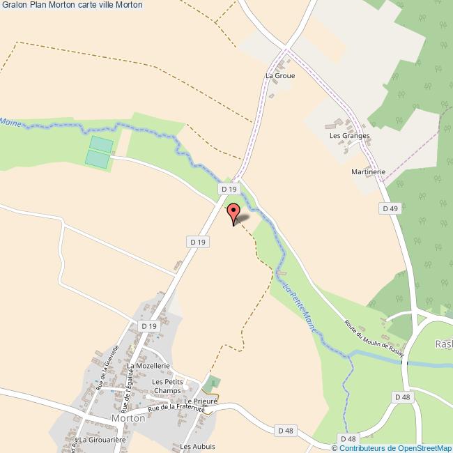 Plan Morton carte ville Morton