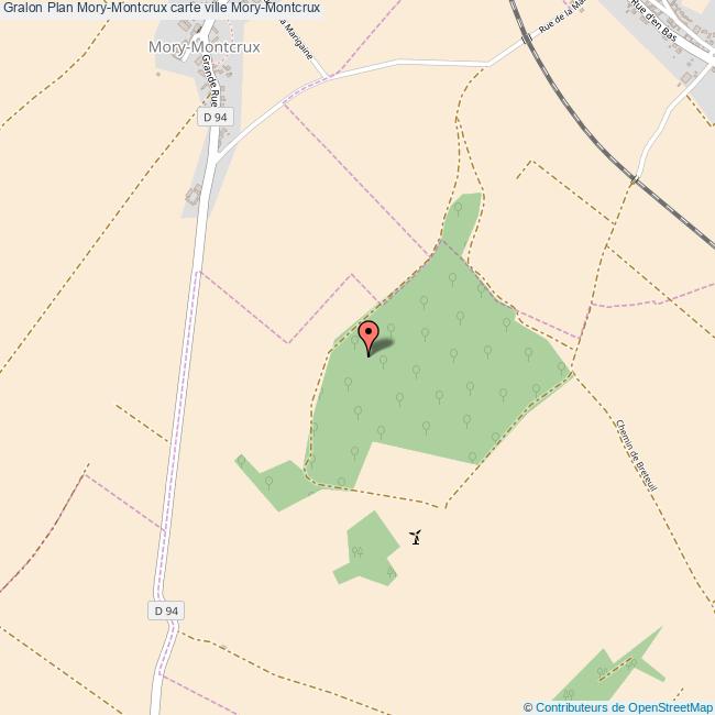Plan MoryMontcrux carte ville MoryMontcrux