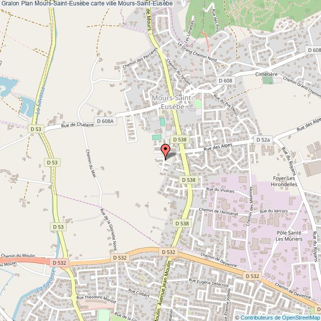 plan Mours-Saint-Eusèbe