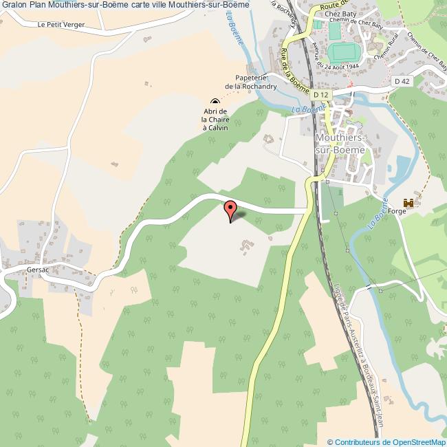 plan Mouthiers-sur-Boëme