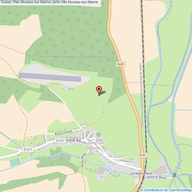 Plan MusseysurMarne carte ville MusseysurMarne
