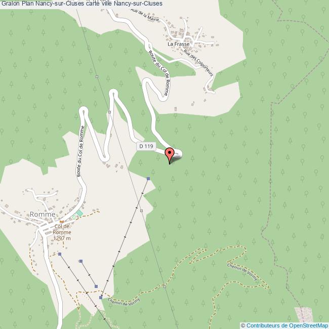 plan Nancy-sur-Cluses