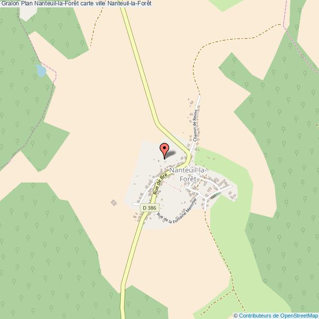 Plan NanteuillaForêt carte ville NanteuillaForêt