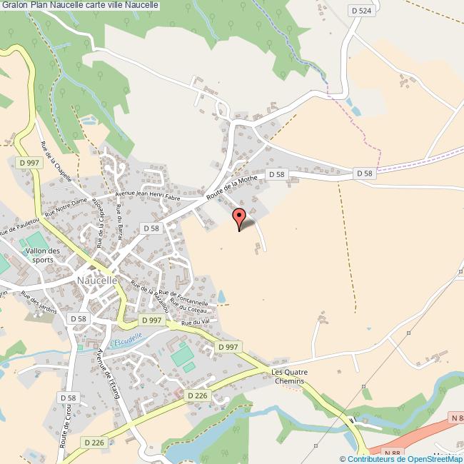 plan ville Naucelle