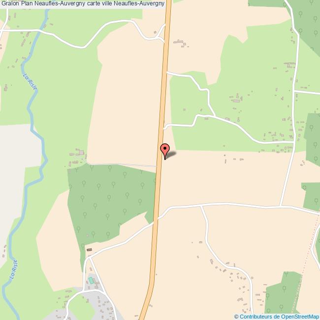 Plan NeauflesAuvergny carte ville NeauflesAuvergny