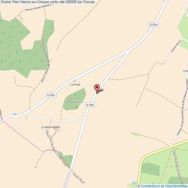 plan Néons-sur-Creuse