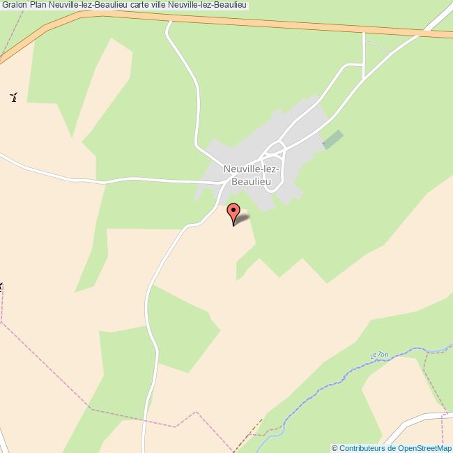Plan NeuvillelezBeaulieu carte ville NeuvillelezBeaulieu