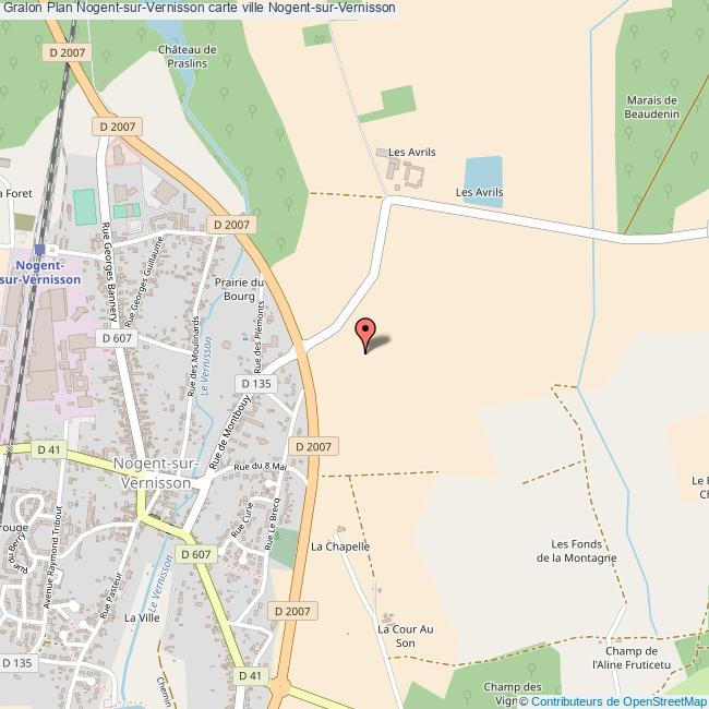 plan Nogent-sur-Vernisson