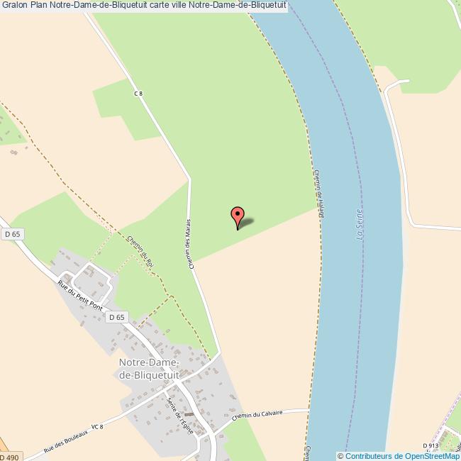 plan Notre-Dame-de-Bliquetuit