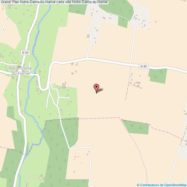 Plan NotreDameduHamel carte ville NotreDameduHamel