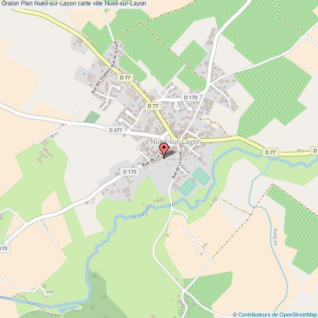 Plan NueilsurLayon carte ville NueilsurLayon