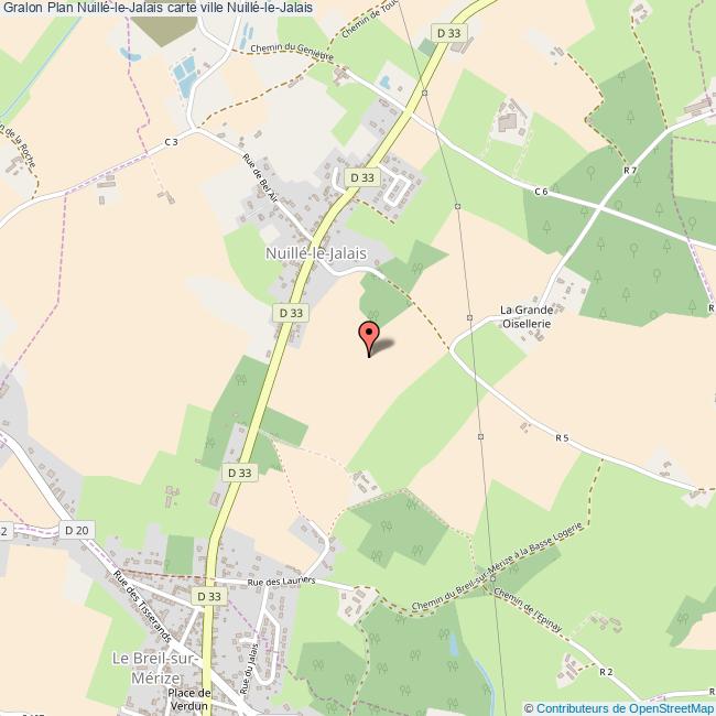 Plan NuilléleJalais carte ville NuilléleJalais