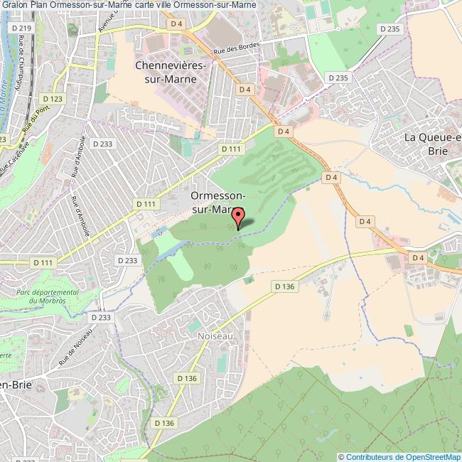plan Ormesson-sur-Marne