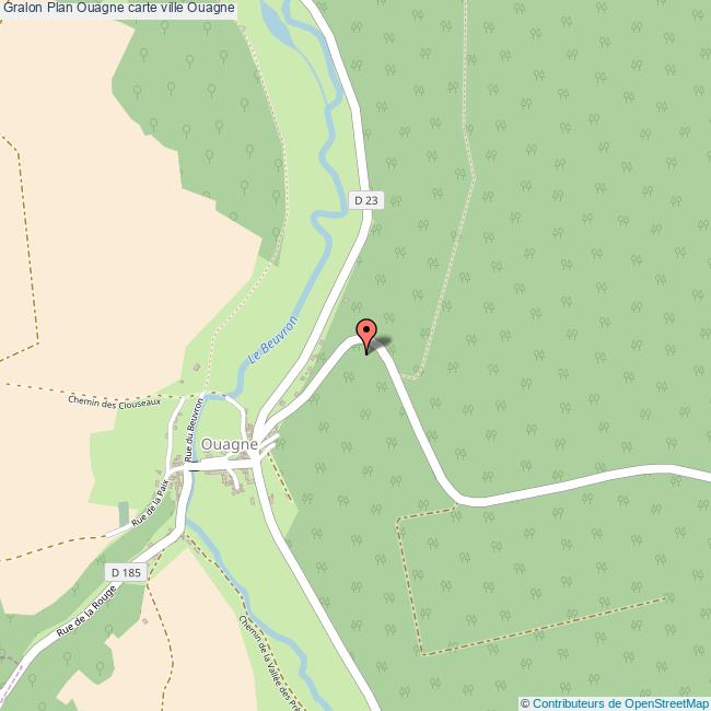 Plan Ouagne carte ville Ouagne