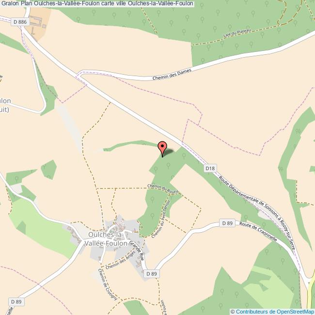 Plan OulcheslaValléeFoulon carte ville OulcheslaValléeFoulon