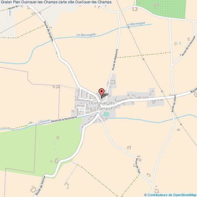 plan Ouvrouer-les-Champs