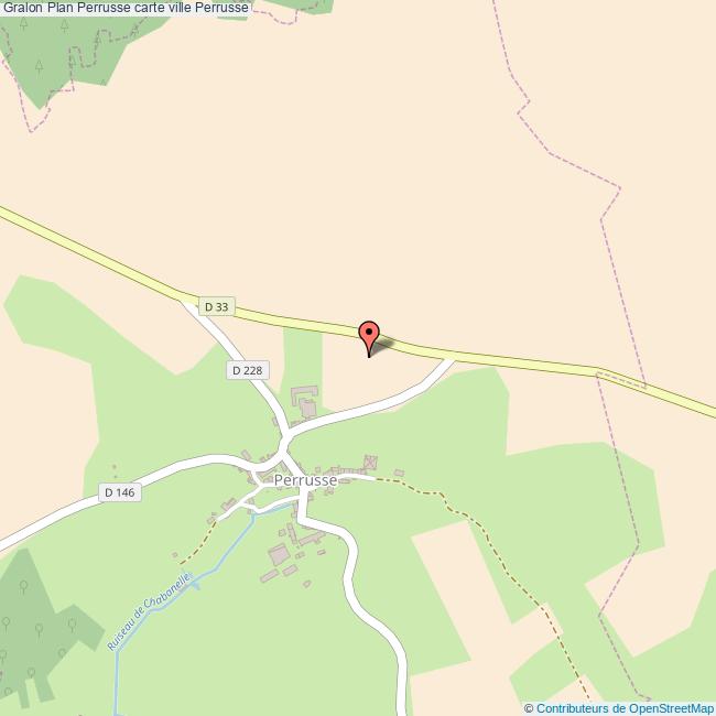 Plan Perrusse carte ville Perrusse
