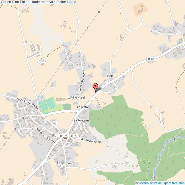 plan Plaine-Haute
