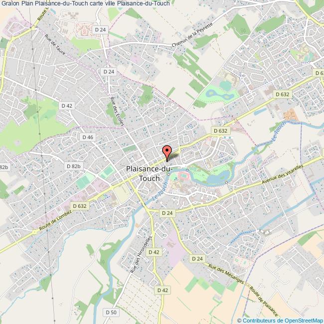 Plan PlaisanceduTouch carte ville PlaisanceduTouch Plan PlaisanceduTouch carte ville PlaisanceduTouch