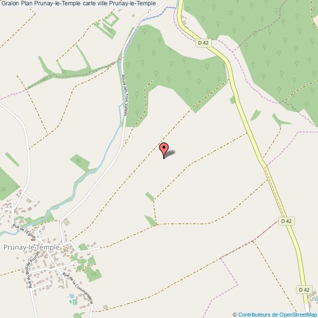 plan Prunay-le-Temple