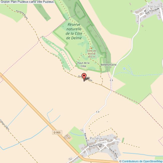 Plan Puzieux carte ville Puzieux