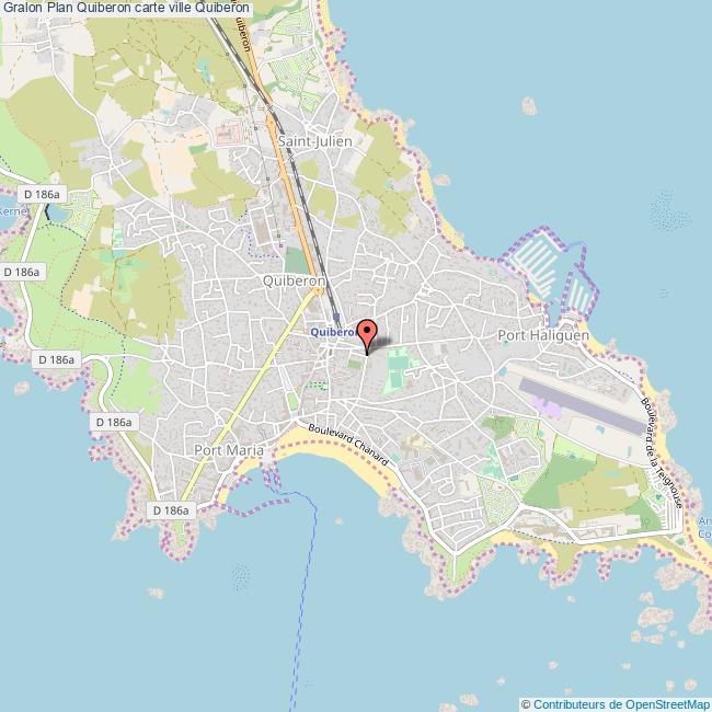 Plan De Quiberon Centre Ville Plan De Quiberon Centre Ville