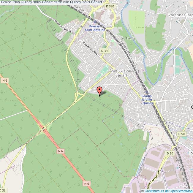 plan Quincy-sous-Sénart