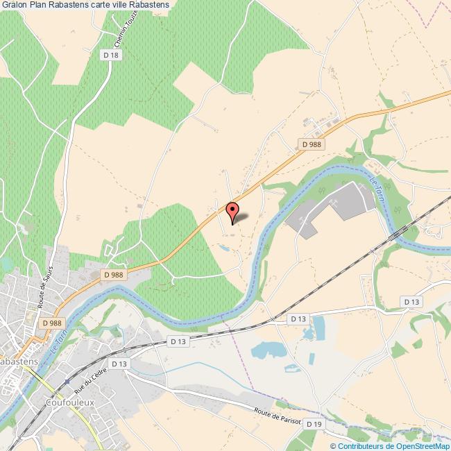 plan ville Rabastens