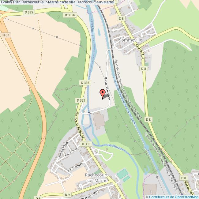 plan Rachecourt-sur-Marne