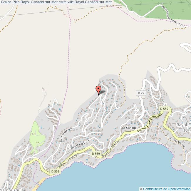 plan Rayol-Canadel-sur-Mer