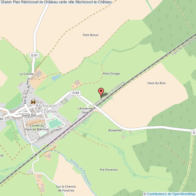 plan Réchicourt-le-Château