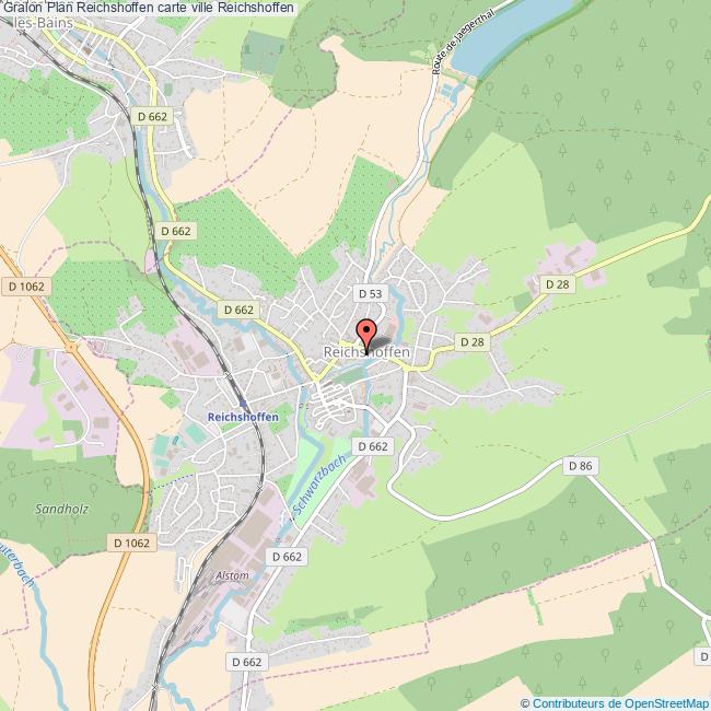 Plan Reichshoffen carte ville Reichshoffen