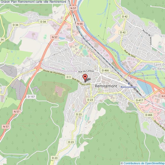 plan ville Remiremont