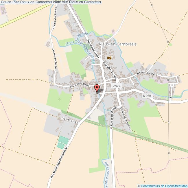 plan ville Rieux-en-Cambrésis