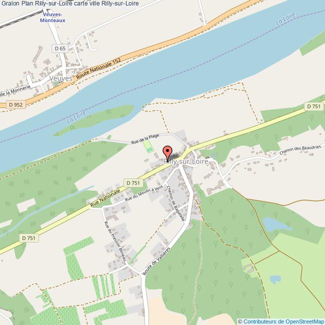 Plan RillysurLoire carte ville RillysurLoire