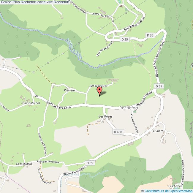 Plan Rochefort carte ville Rochefort