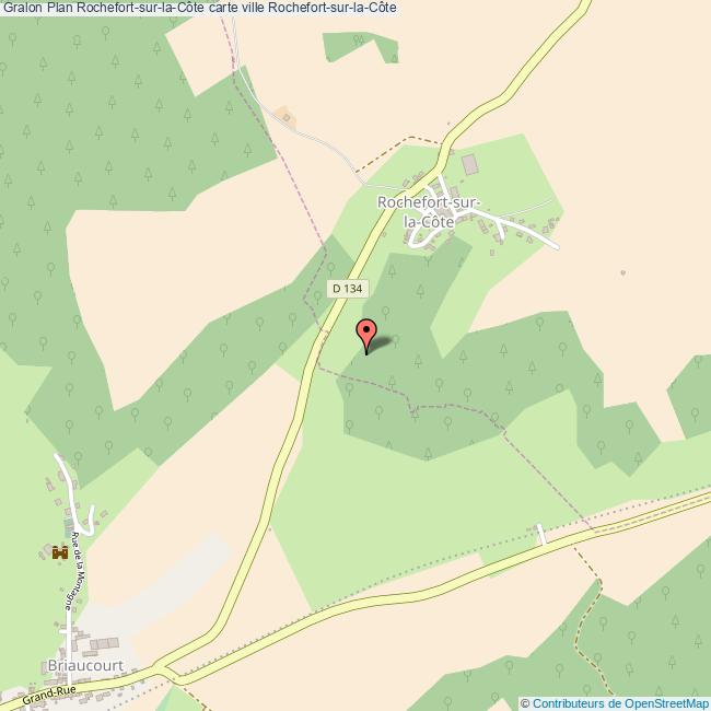 Plan Rochefort-sur-la-Côte carte ville Rochefort-sur-la-Côte