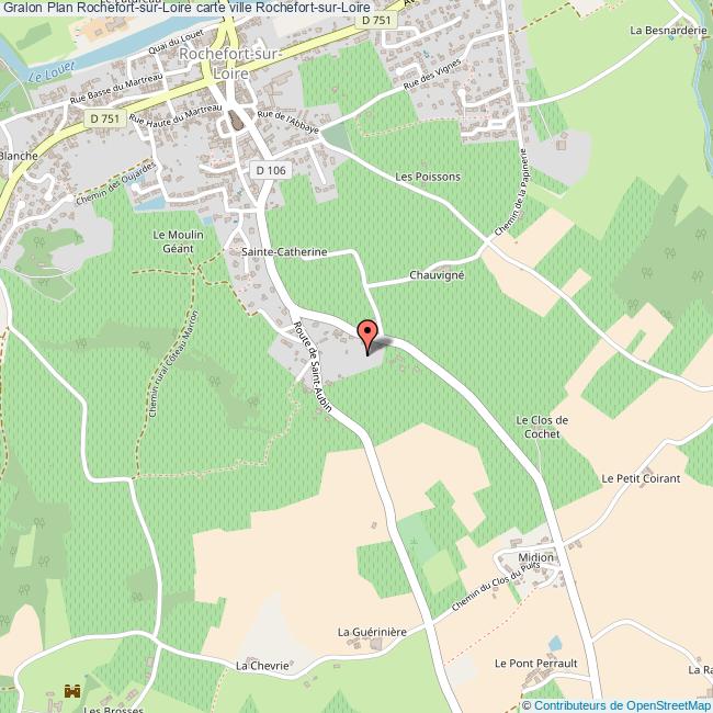 plan Rochefort-sur-Loire