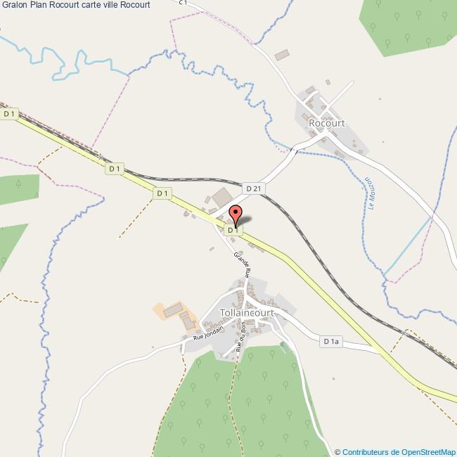 Plan Rocourt carte ville Rocourt