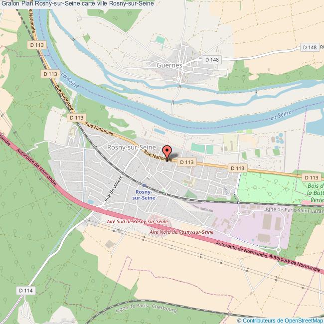 plan Rosny-sur-Seine