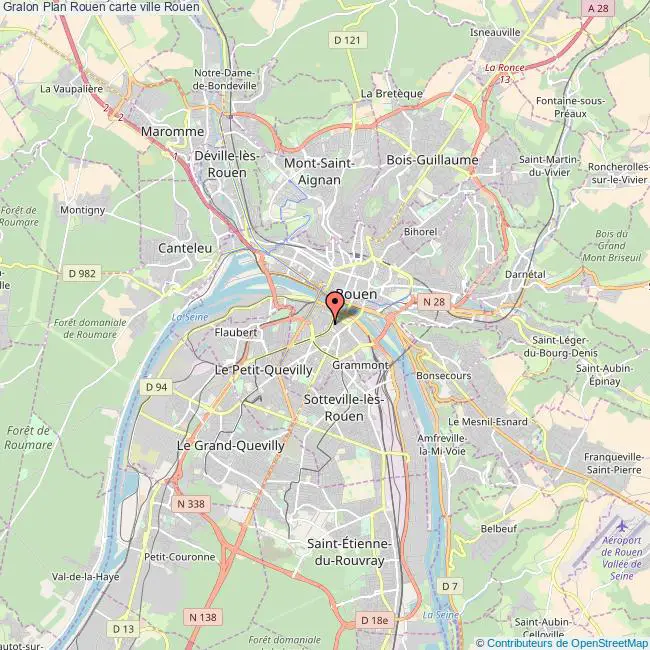 plan ville Rouen