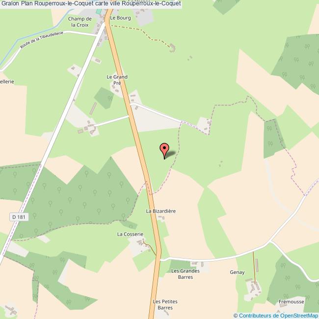 Plan RouperrouxleCoquet carte ville RouperrouxleCoquet