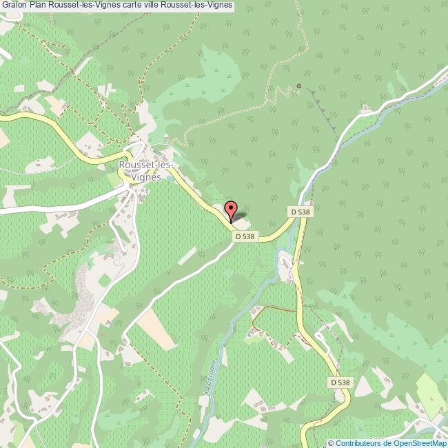 plan Rousset-les-Vignes