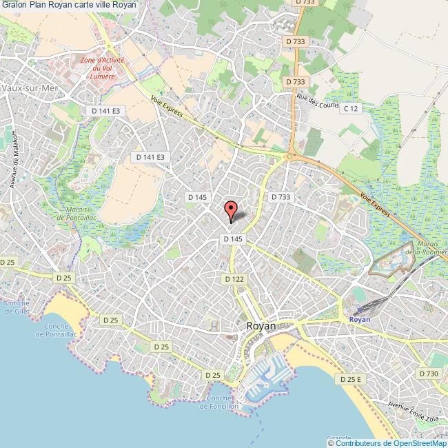 Carte Des Quartiers De Royan